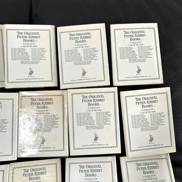 Beatrix Potter Peter Rabbit's LOT  23 Books Vintage Original Authorized Edition - Picture 15 of 16